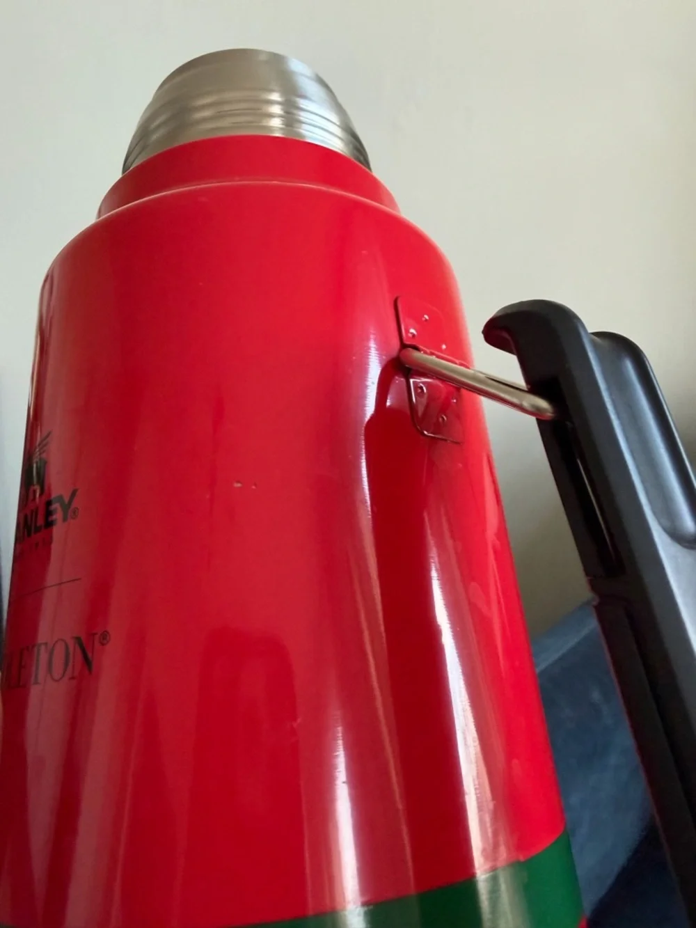 STANLEY INSULATED VACUUM THERMOS bottle Pendleton National Park Stripes red - Picture 4 of 13